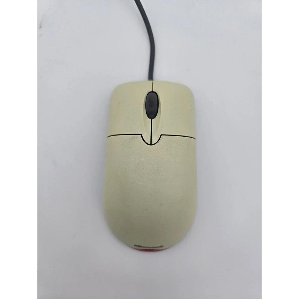Mouse Microsoft Wheel Optical USB Beige Mouse‎ 1.1A X08-70400 Tested & Working